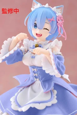 Re:Zero - Rem Cat Statue / Starting Life in Another World Coreful Maid Ver. Renewal: Taito Prize