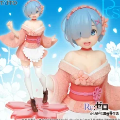 Re:Zero Starting Life in Another World - Rem Figur / Precious Figure - Original Sakura Image: Taito