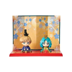 Sailor Moon - Haruka & Michiru Minifiguren 2er-Set / Hinamatsuri - Petit Chara: MegaHouse