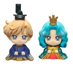Sailor Moon - Haruka & Michiru Minifiguren 2er-Set / Hinamatsuri - Petit Chara: MegaHouse