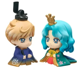Sailor Moon - Haruka & Michiru Minifiguren 2er-Set / Hinamatsuri - Petit Chara: MegaHouse