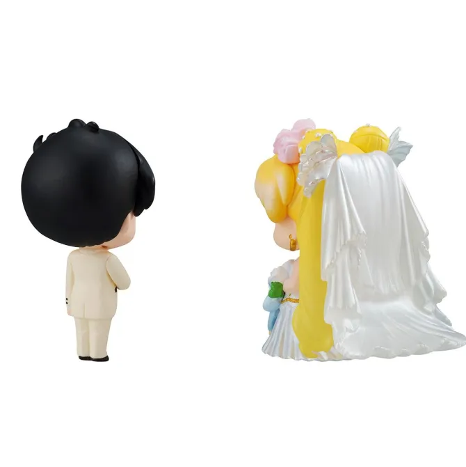 Sailor Moon - Minifiguren 4er-Set - Petit Chara / Happy Wedding: MegaHouse