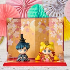 Sailor Moon - Usagi & Mamoru Minifiguren 2er-Set / Hinamatsuri - Petit Chara: MegaHouse