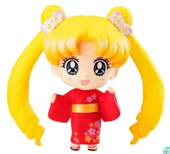 Sailor Moon - Usagi Tsukino Minifigur / Petit Chara - Pretty Soldier / Yukata Ver.: MegaHouse