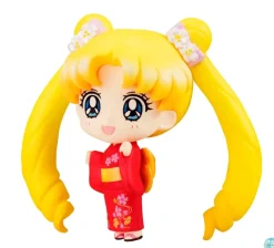 Sailor Moon - Usagi Tsukino Minifigur / Petit Chara - Pretty Soldier / Yukata Ver.: MegaHouse