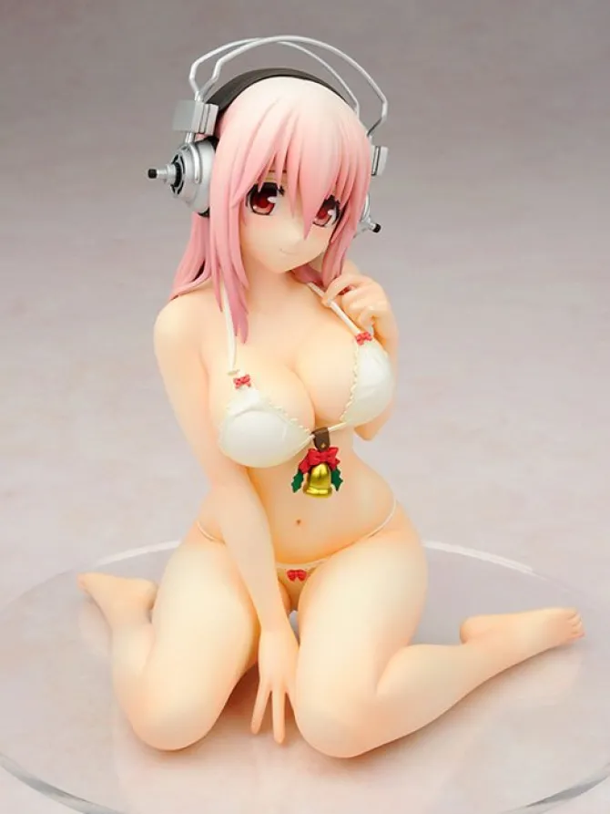Super Sonico - Sonico Statue / Santa Swimsuit Version: Alter