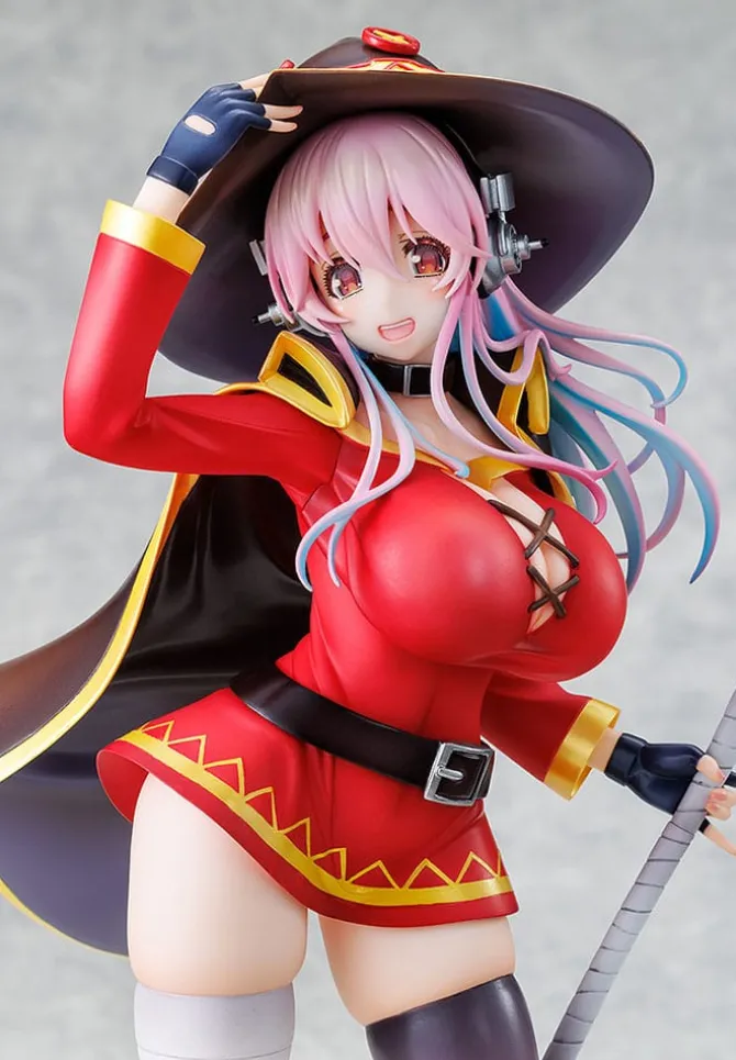 Super Sonico x Konosuba - Super Sonico Statue / Megumin collaboration Version: Kadokawa