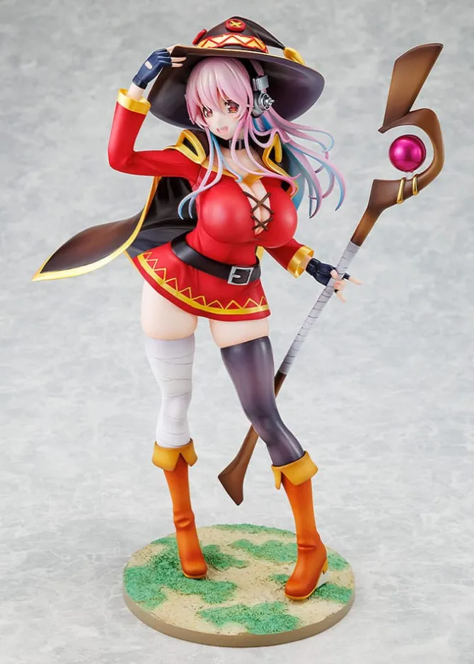Super Sonico x Konosuba - Super Sonico Statue / Megumin collaboration Version: Kadokawa