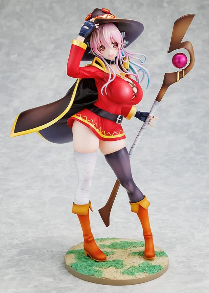 Super Sonico x Konosuba - Super Sonico Statue / Megumin collaboration Version: Kadokawa