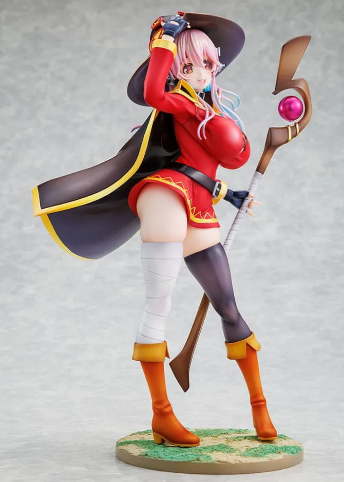 Super Sonico x Konosuba - Super Sonico Statue / Megumin collaboration Version: Kadokawa