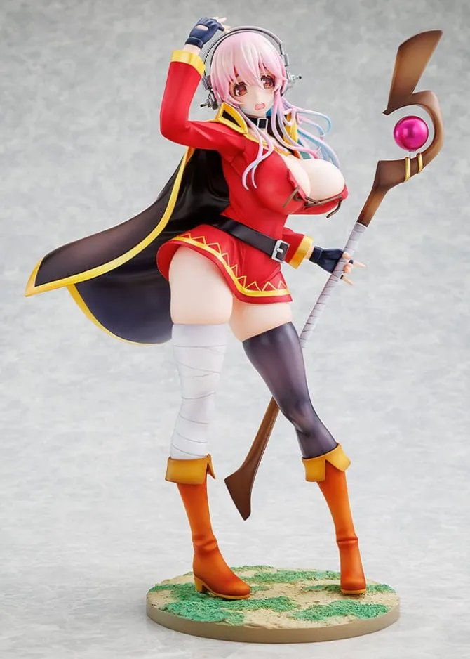 Super Sonico x Konosuba - Super Sonico Statue / Megumin collaboration Version: Kadokawa