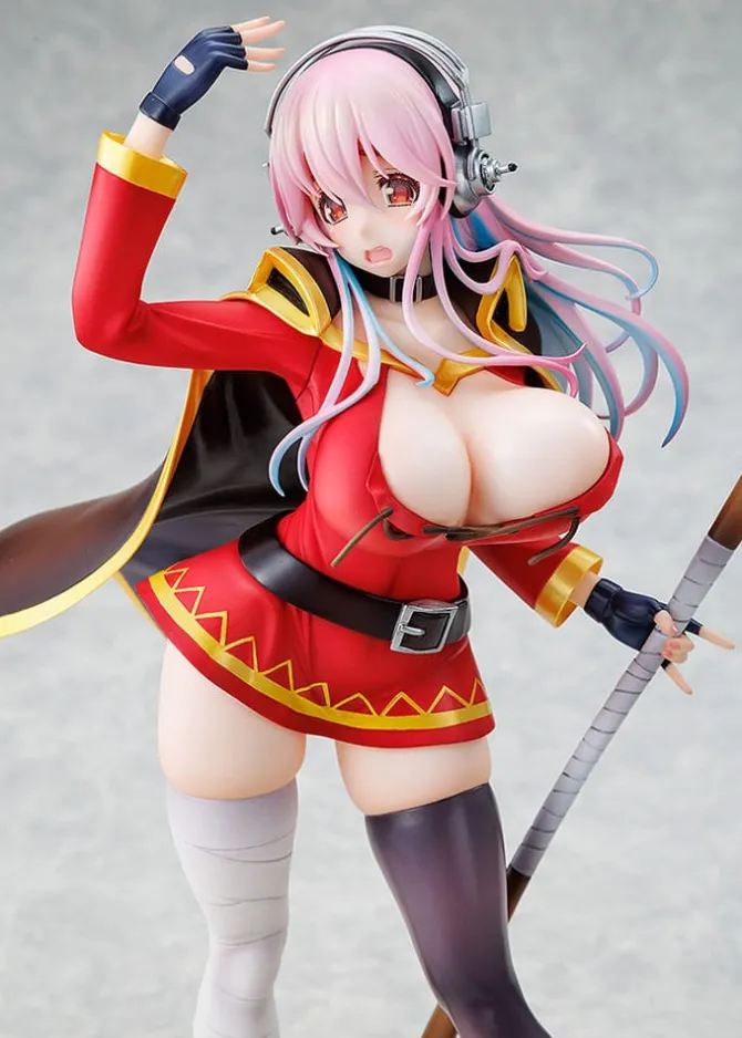 Super Sonico x Konosuba - Super Sonico Statue / Megumin collaboration Version: Kadokawa