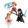 Sword Art Online - Asuna & Kirito & Silica Actionfiguren-Set / Desktop Army: MegaHouse