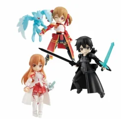 Sword Art Online - Asuna & Kirito & Silica Actionfiguren-Set / Desktop Army: MegaHouse
