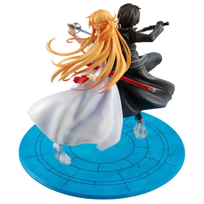 Sword Art Online - Kirito & Asuna Statue / LucrEA - 10th Anniversary: MegaHouse