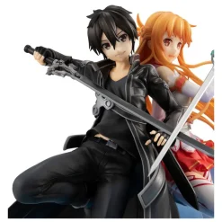 Sword Art Online - Kirito & Asuna Statue / LucrEA - 10th Anniversary: MegaHouse