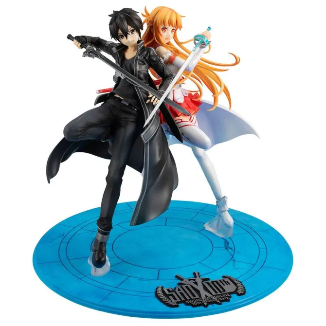Sword Art Online - Kirito & Asuna Statue / LucrEA - 10th Anniversary: MegaHouse