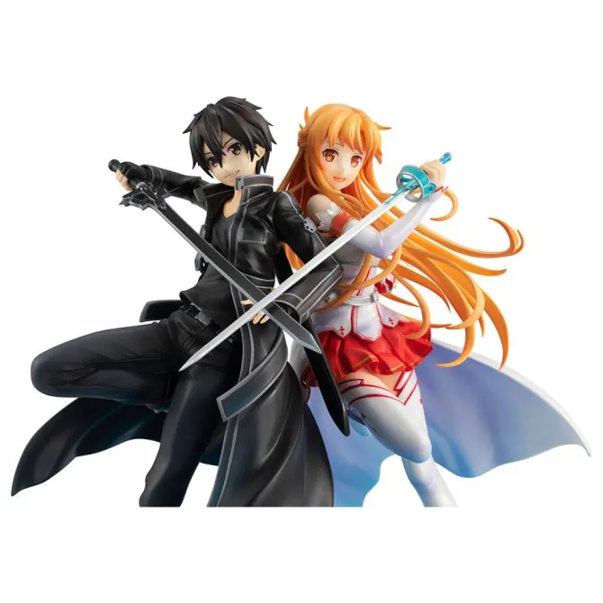 Sword Art Online - Kirito & Asuna Statue / LucrEA - 10th Anniversary: MegaHouse