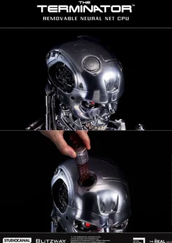 Terminator - T-800 Endoskeleton Skull Life-Size Büste / The Real Series: Blitzway
