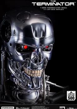 Terminator - T-800 Endoskeleton Skull Life-Size Büste / The Real Series: Blitzway