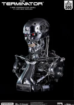 Terminator - T-800 Endoskeleton Skull Life-Size Büste / The Real Series: Blitzway