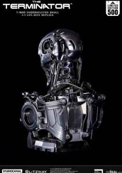 Terminator - T-800 Endoskeleton Skull Life-Size Büste / The Real Series: Blitzway