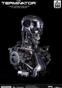 Terminator - T-800 Endoskeleton Skull Life-Size Büste / The Real Series: Blitzway