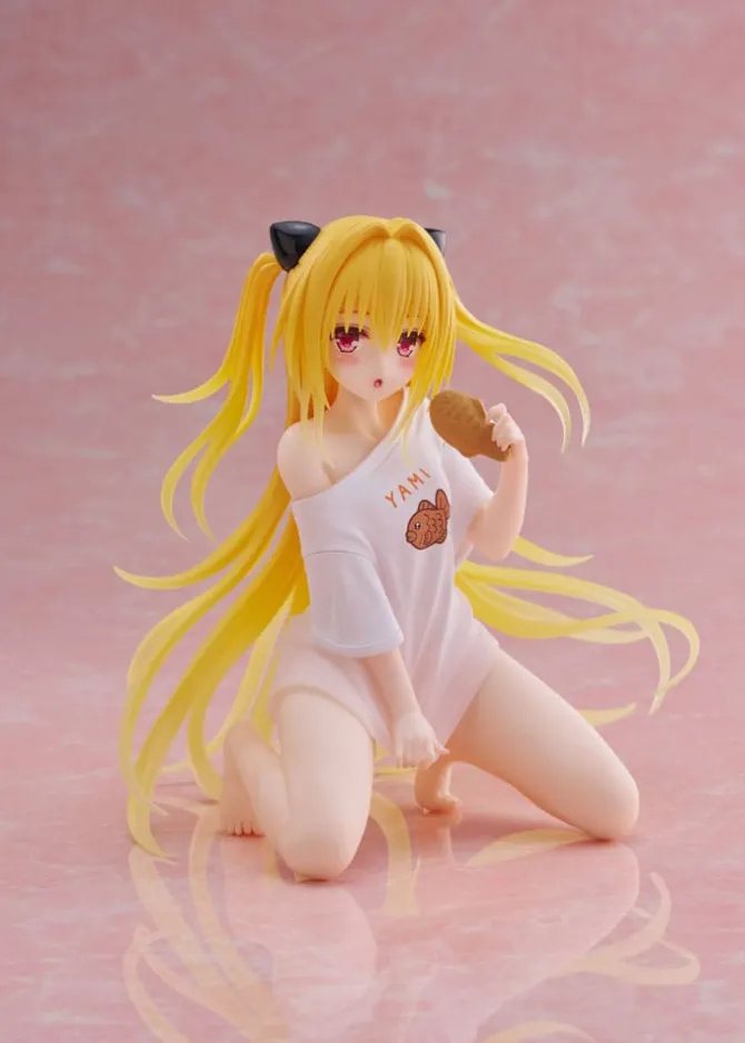 To Love-Ru Darkness - Golden Darkness Figur / Desktop Cute Figure - Roomwear Ver.: Taito-