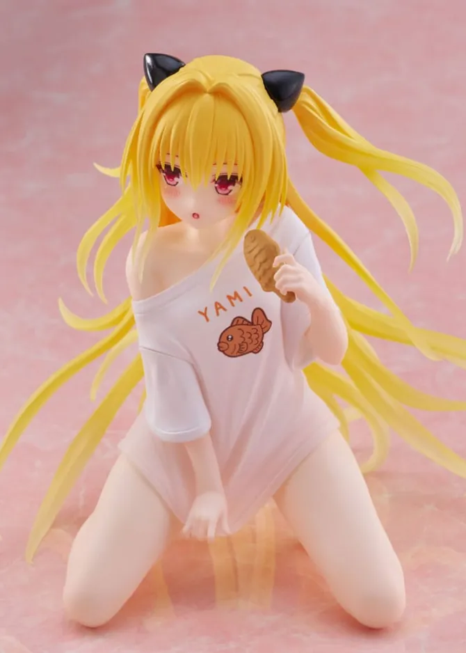 To Love-Ru Darkness - Golden Darkness Figur / Desktop Cute Figure - Roomwear Ver.: Taito-