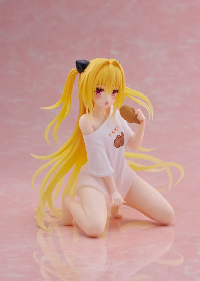 To Love-Ru Darkness - Golden Darkness Figur / Desktop Cute Figure - Roomwear Ver.: Taito-