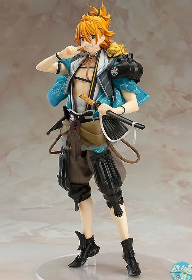 Touken Ranbu -ONLINE- - Urashima Kotetsu Statue: Orange Rouge