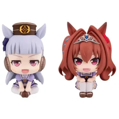 Uma Musume Pretty Derby - Gold Ship & Daiwa Scarlet Statue / Look Up (with gift): MegaHouse