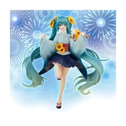 Vocaloid - Hatsune Miku & Rascal Figur / Summer Version: Taito