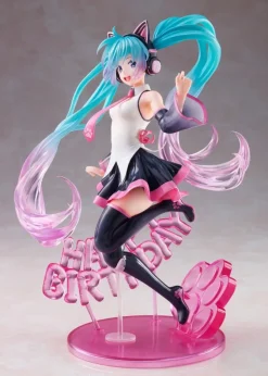 Vocaloid - Hatsune Miku Figur / Birthday 2021 Happy Cat Version: Taito