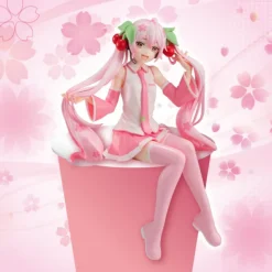 Vocaloid - Hatsune Miku Noodle Stopper Figur / Sakura Version: FuRyu