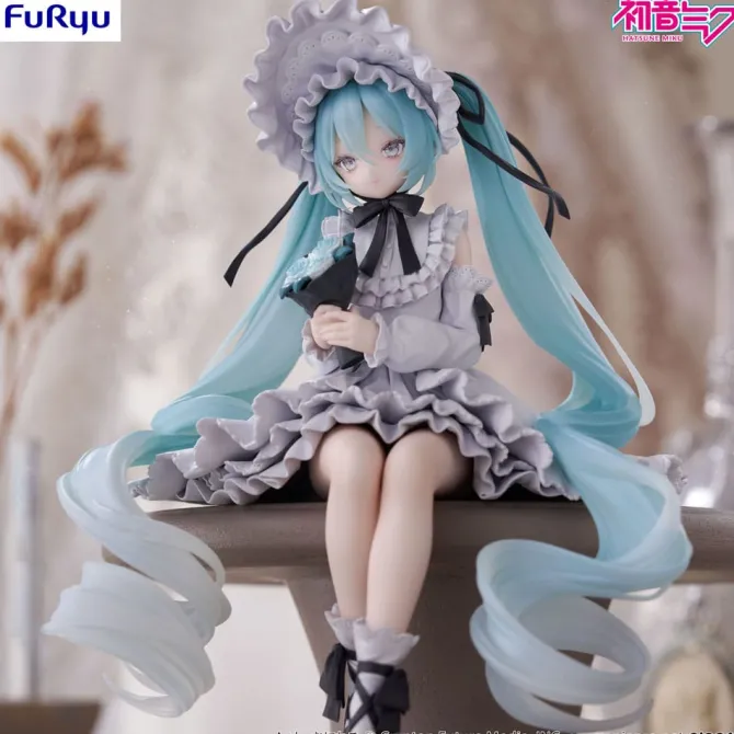 Vocaloid - Hatsune Miku Noodle Stopper Figur / Vintage Doll Style: Furyu