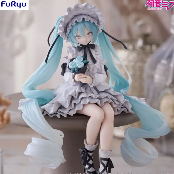 Vocaloid - Hatsune Miku Noodle Stopper Figur / Vintage Doll Style: Furyu