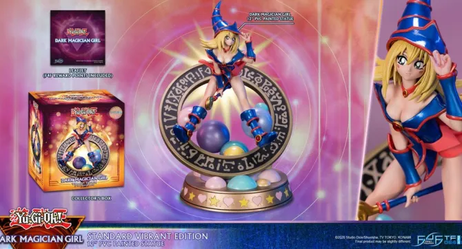 Yu-Gi-Oh! - Dark Magician Girl Statue / Vibrant Edition: First 4 Figures