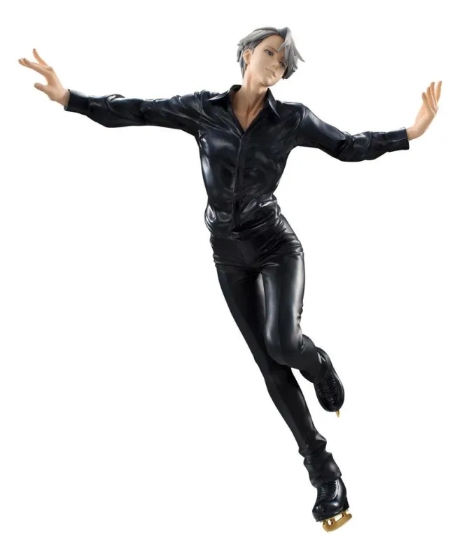 Yuri!!! on Ice - Victor Nikiforov & Makkachin Statue - G.E.M. Serie: MegaHouse